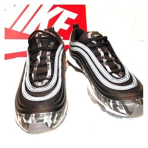 NIB Nike Air Max 97 PRM Camouflage Black/Cool Grey